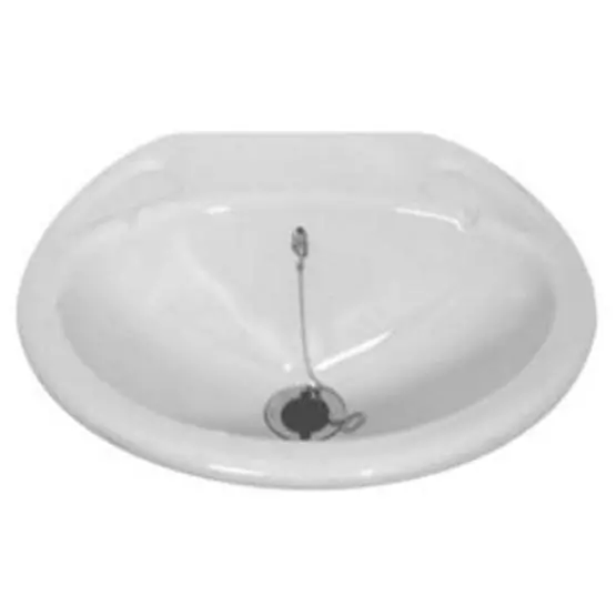 Small Inset Caravan Sink Basin complete with standard waste image 1