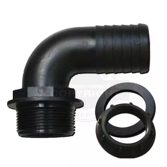 3/4" (20mm) Hose Elbow Nut In Tank Fitting image 1