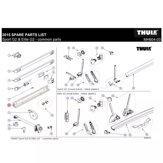 Thule Omni-Bike Angle Support Rail for Ducato image 2