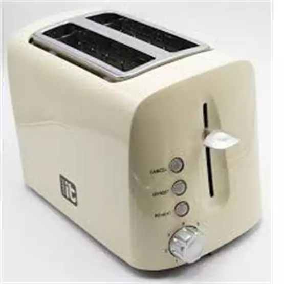 Via Mondo Toast IT Toaster 240V/950W Cream image 4