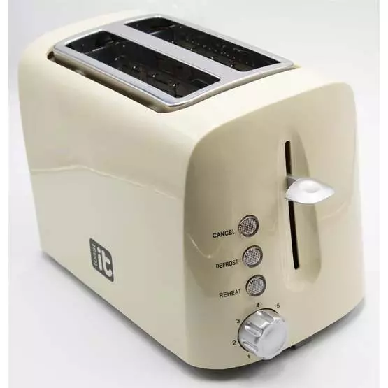 Via Mondo Toast IT Toaster 240V/950W Cream image 7