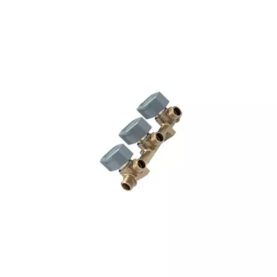 Truma 3 Tap Gas Manifold 8mm - VK3-8MM DVP ASSEMBLED VALVES image 1