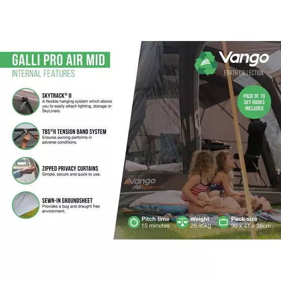 Vango Galli Pro Air Driveaway Awning image 75
