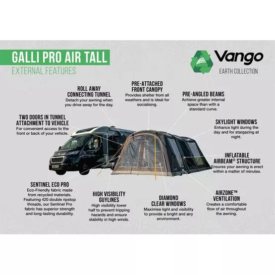 Vango Galli Pro Air Driveaway Awning image 76
