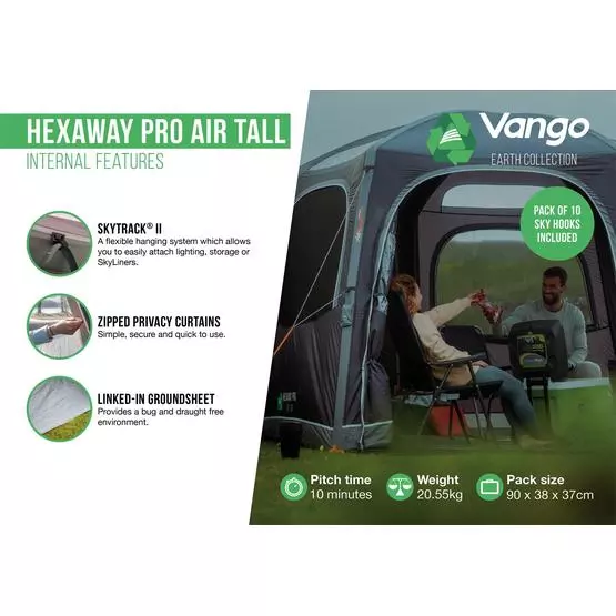 Vango HexAway Pro Air Driveaway Awning image 80