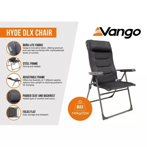 Vango Hyde DLX Chair (Shadow Grey) image 2