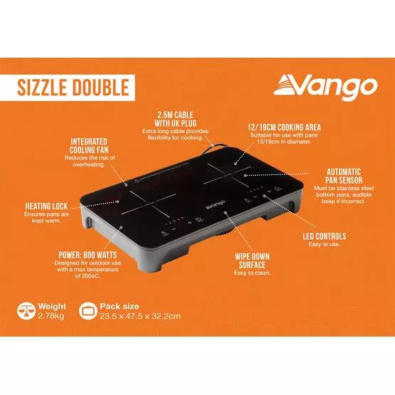 Vango Sizzle Double 1Size Black image 2