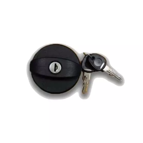 Water filler cap with two keys - black image 1