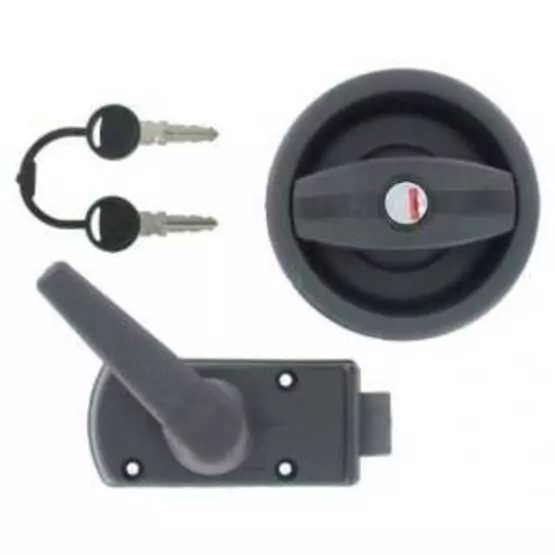 Zadi Door Lock Black L/H image 1