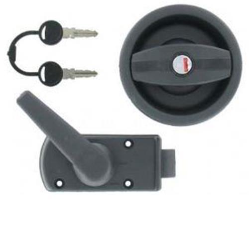 Zadi Door Lock Black L/H image 1