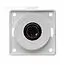 Berker 12v Single Pole Socket - White image 1