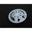 1 Milenco 16" Bulbous Chrome Motorhome Wheeltrim 603C image 1