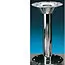 28" chrome leg for island table system image 1