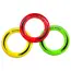 10in Flying Rings - Assorted Colours (Order in multiples of 48) image 1