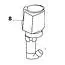 Pump Housing for Thetford Porta Potti 465 - Edleweiss image 1