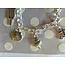 Beautiful 'Always at home wherever we roam' charm bracelet decorated with shells, caravan, lollies, sand castle, and ice cream charms perfect gift image 2