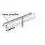 Omnistor 5002 Awning Inside Lead Rail White 2.3m image 1