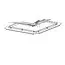 Mini-Heki Plus Mounting Frame for roof thickness 25-42 mm, Light Grey image 1