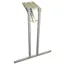 AG 700mm Gemini Folding Table Leg Silver Sand image 1