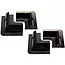 AG ABS Black Solar Panel Corner Mounts x 4 image 1