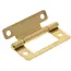 AG Cranked Flush Hinge Brass image 2