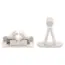 AG Viva Door Catch Sprung White image 1