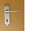 R TYPE static door handles for Static Caravans - silver image 1