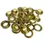 W4 Brass Eyelets 3/8" (9.5mm) image 1