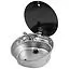 CAN Round Sink with Glass Lid 407mm Dia image 1