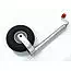 Caravan Jockey Wheel complete 48mm shaft, pneumatic tyre image 1