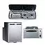 Dometic Fridge, Grill, Hob/Sink Unit Bundle (Sink on Left, 9222 Model) image 1