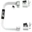 Fiamma Security 46 - Motorhome Door Barring Handle (White, 46cm) image 1