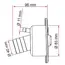 Fiamma Water Filler Cap - White image 2