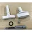 Fiamma White Knobs+Extension Kit Vent - white image 1