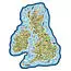 Gibsons - Jigmap Great Britain & Ireland - 150 Pieces Jigsaw Puzzle image 1