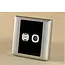 Square 2 Pin and Coaxial Socket Black / Silver Sand image 1
