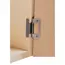 Hafele Flush Cranked Hinge in Zinc Plated Steel for 15-19mm Doors image 1