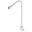 Hafele LED Chrome Flexible Reading Light 12V USB charging image 1