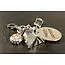 Happy Camper Key Ring With Tent, Beer and Bottle Opener Charms image 2