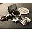 HAPPY CAMPER KEY RING WITH TENT, CAMERA AND CAMP SIGN CHARMS image 1
