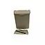 Hartal Door Bin Set, Basalt Grey 5 piece image 1