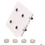 AG LED square lamp with frosted glass lens image 2