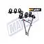 M-Way Typhoon Cycle Carrier - Towball Mount 3 Bike & Cradles image 2