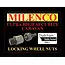 Milenco Bailey Locking Wheel Nuts Caravan Set of 4 (Fits Bailey 07 onwards) image 1