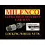 Milenco Locking Wheel Nuts Motorhome 15" Set of 4 image 1