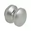 Mini push button for Cupboard Lock , nickel coloured image 1