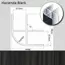 Morland Corner Profile Hacienda Black Finish 38 x 38 x 2200mm image 1
