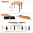 Olpro Bamboo Camping Table - 90cm x 90cm image 2