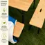 Olpro Folding Bamboo Bench - Set of Two image 3