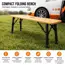 Olpro Folding Bamboo Bench - Set of Two image 5